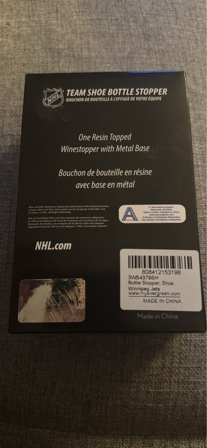 NHL Team Shoe Bottle Stopper-Winnipeg Jets - photo 3