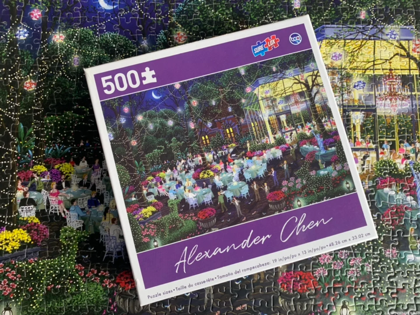 500-Piece Alexander Chen Garden Party Jigsaw Puzzle thumbnail