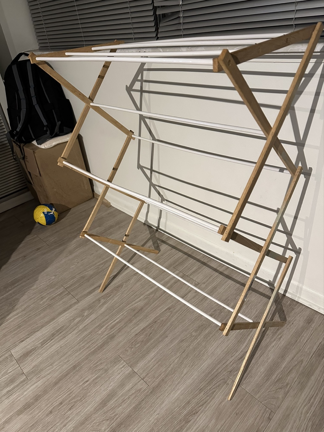 Wooden Folding Clothes Drying Rack - photo 4