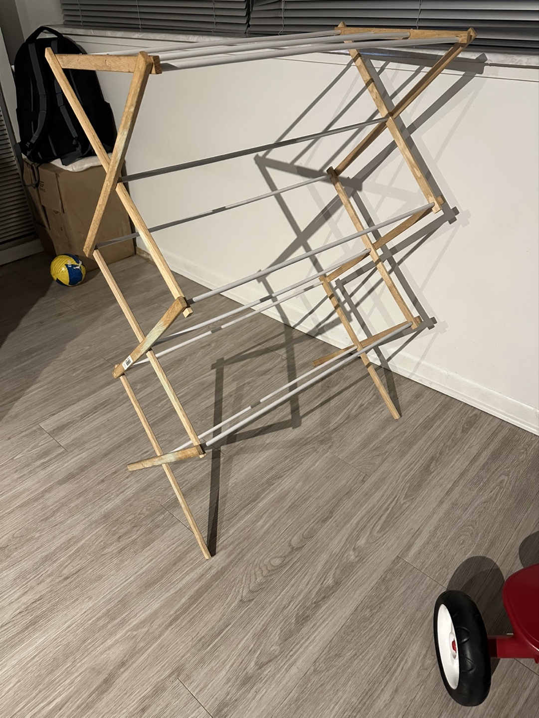 Wooden Folding Clothes Drying Rack - photo 3