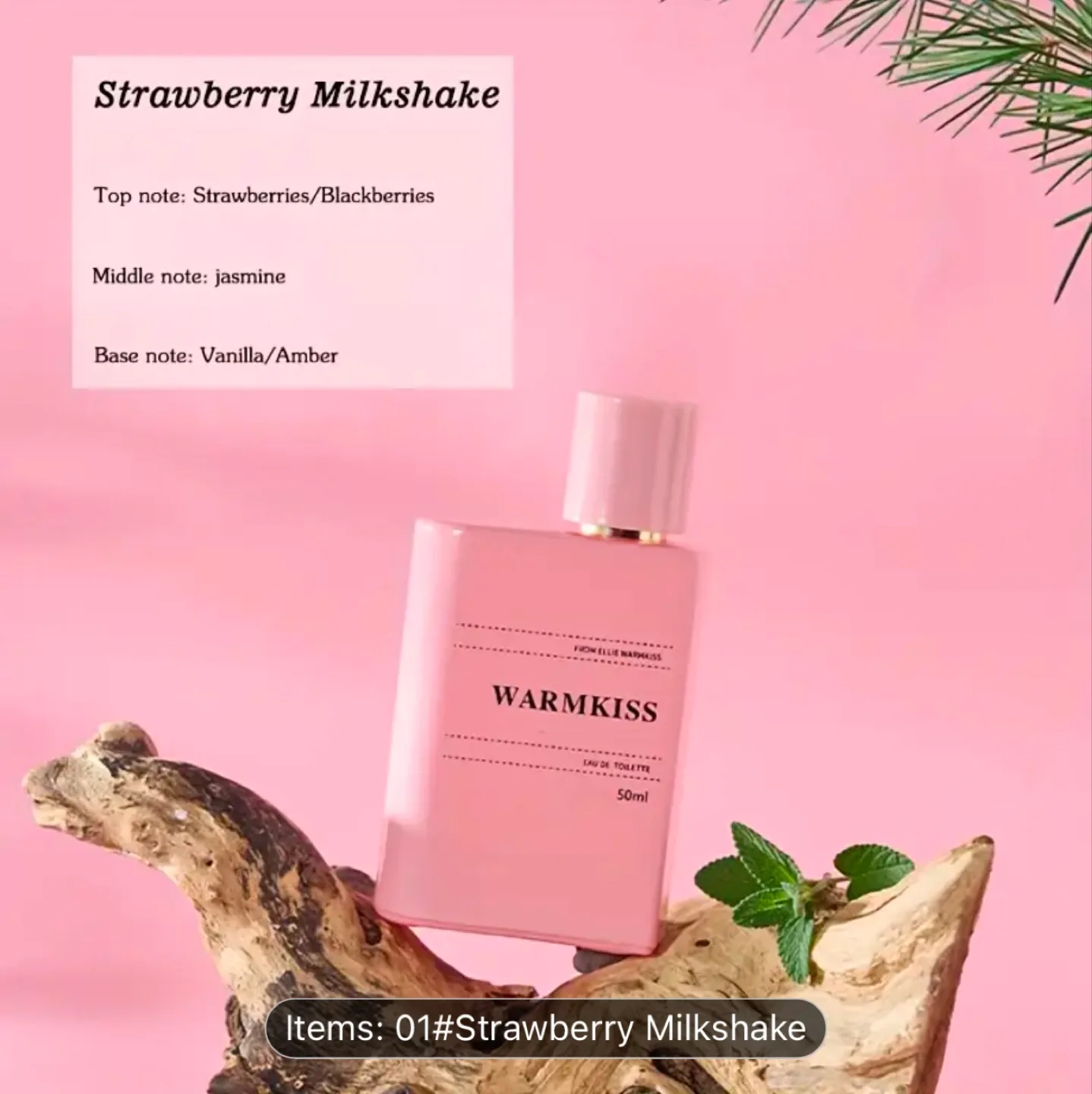 Warmkiss Strawberry Milkshake Eau de Toilette 50ml thumbnail