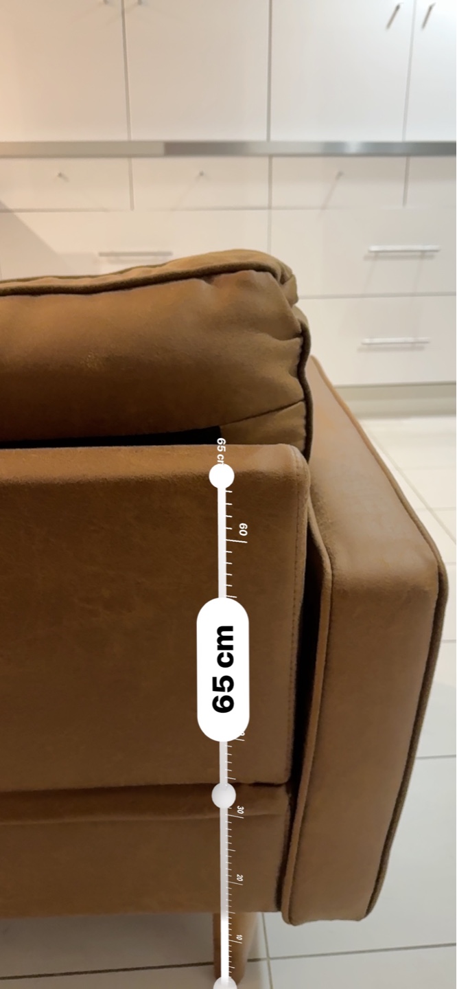 Brown Leather Sectional Sofa - photo 4