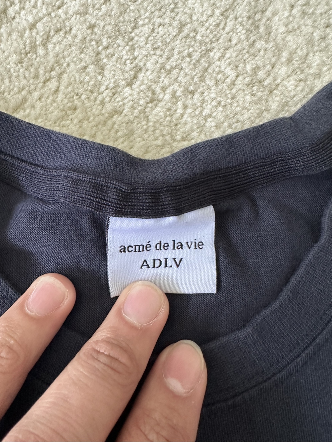 Acme de la Vie Dark Navy Bunny T-Shirt - photo 2
