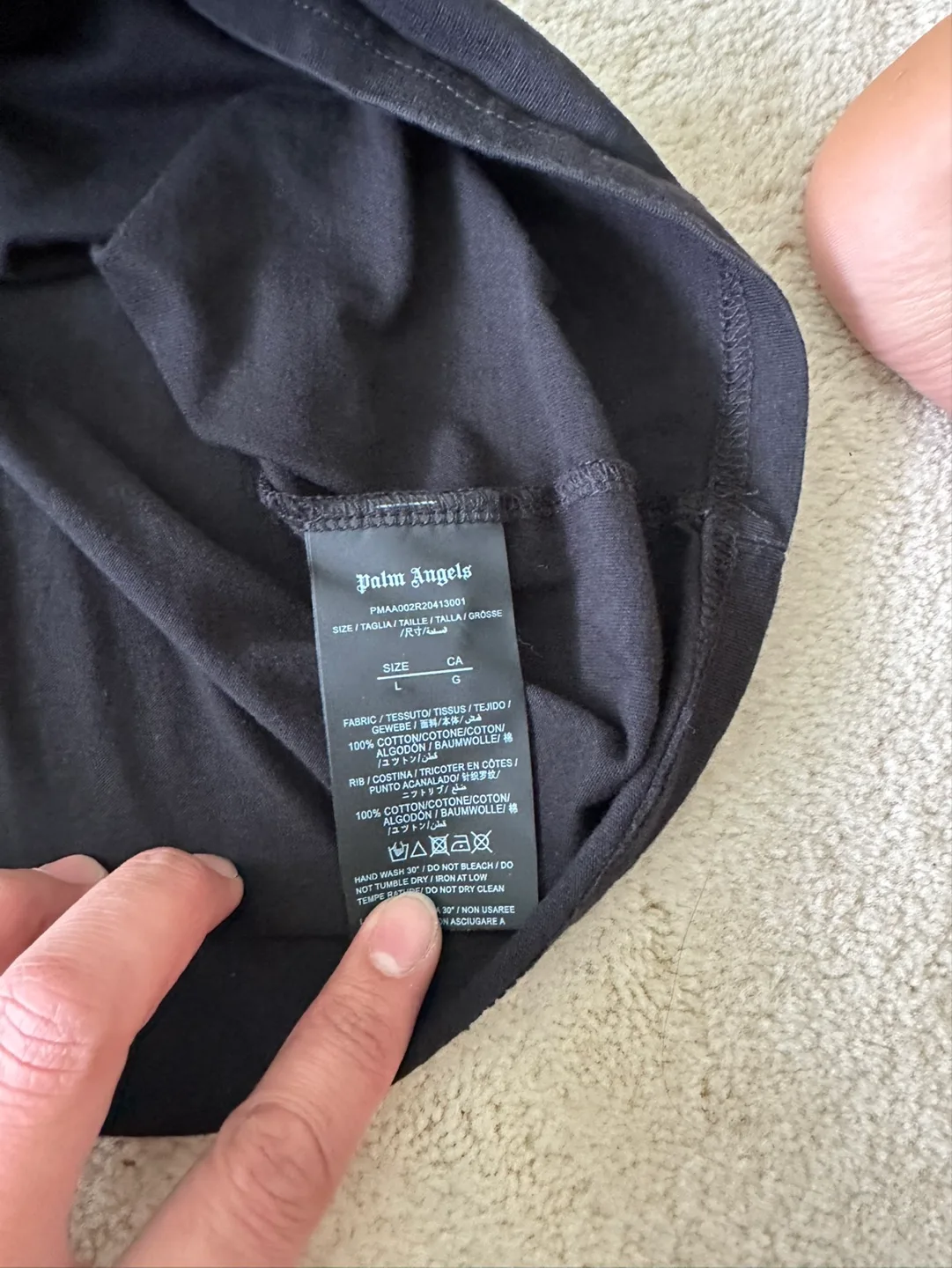 Palm Angels Black Bear Graphic image indicator(5)