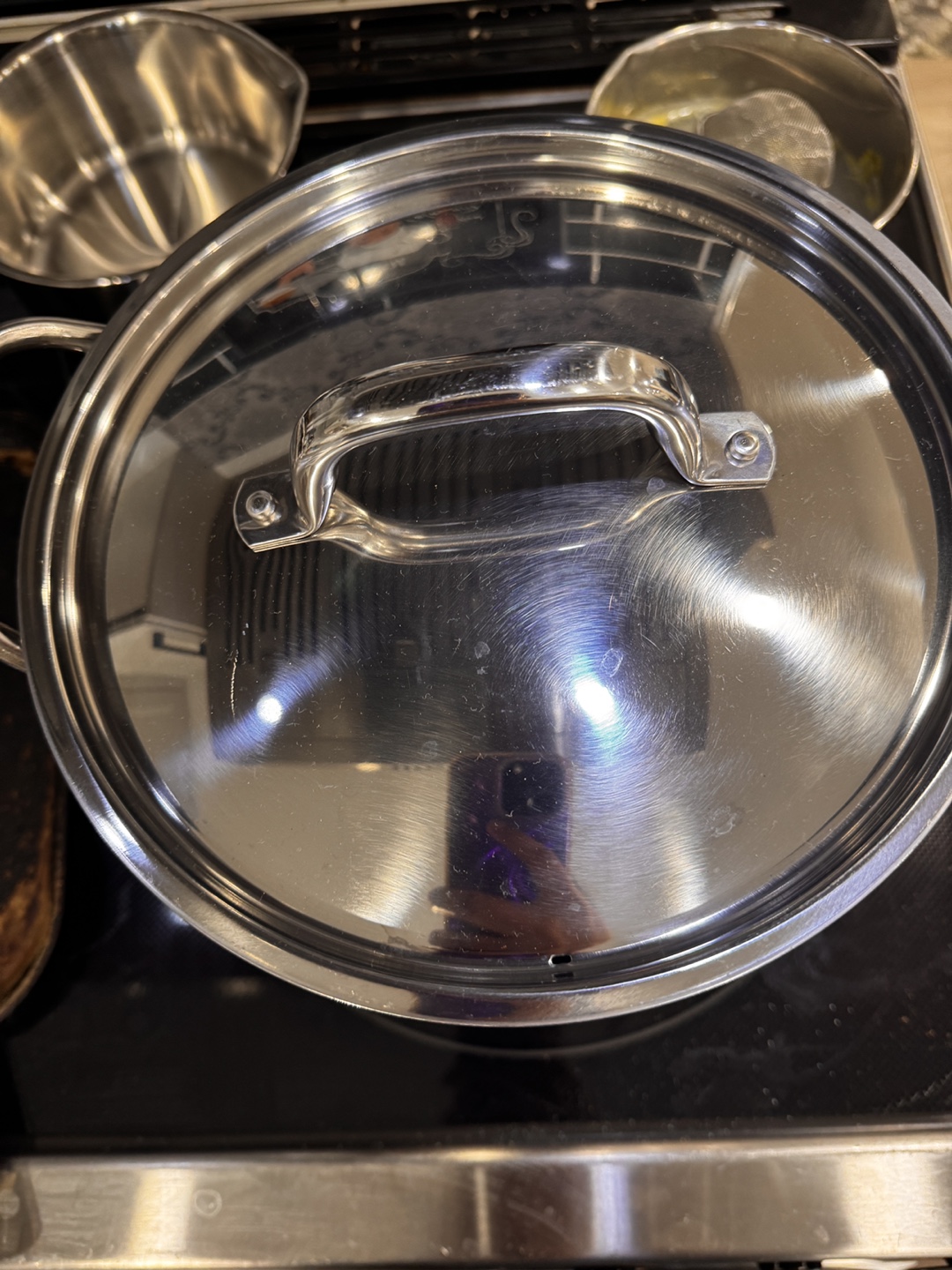 Stainless Steel Stock Pot with Lid - photo 2