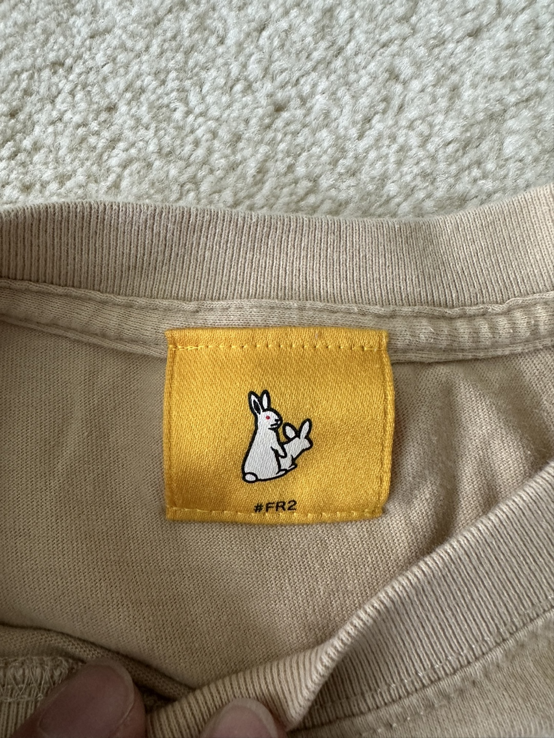 FR2 Smoking Kills Beige T-Shirt - photo 2