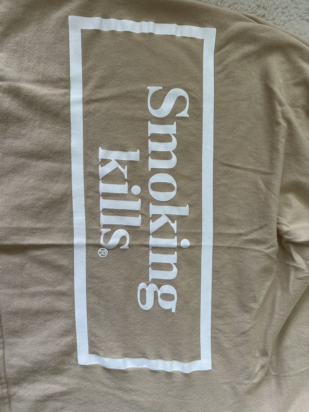 FR2 Smoking Kills Beige T-Shirt - photo 4