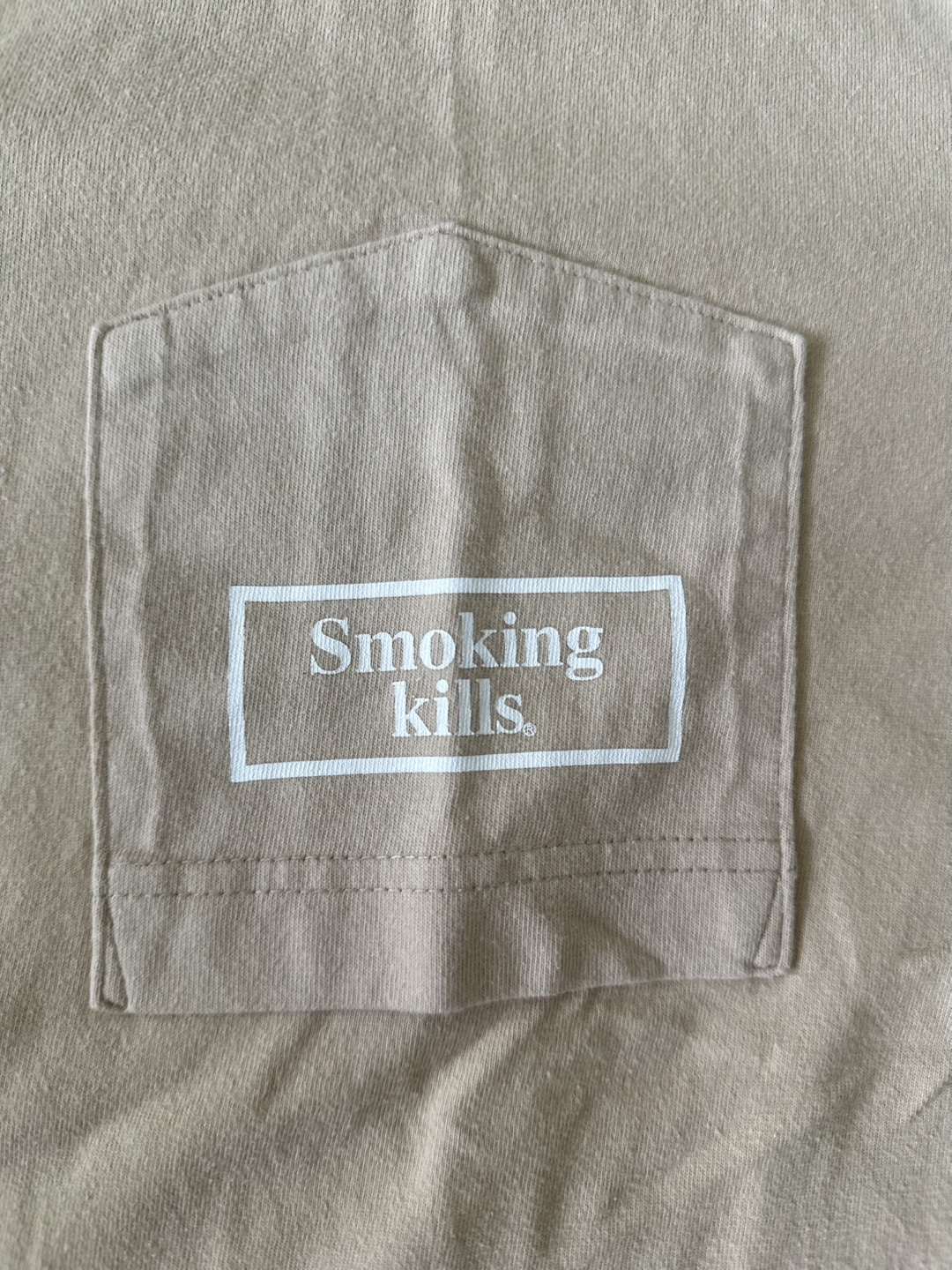FR2 Smoking Kills Beige T-Shirt - photo 3