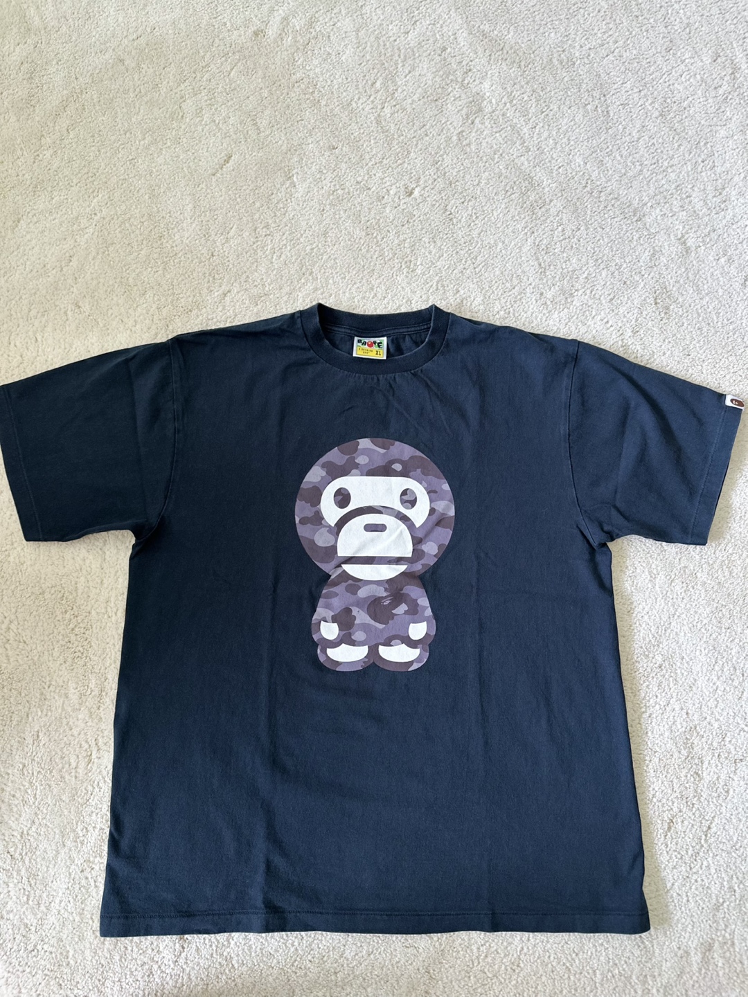 A Bathing Ape Bape Milo Camo T-Shirt Size XL