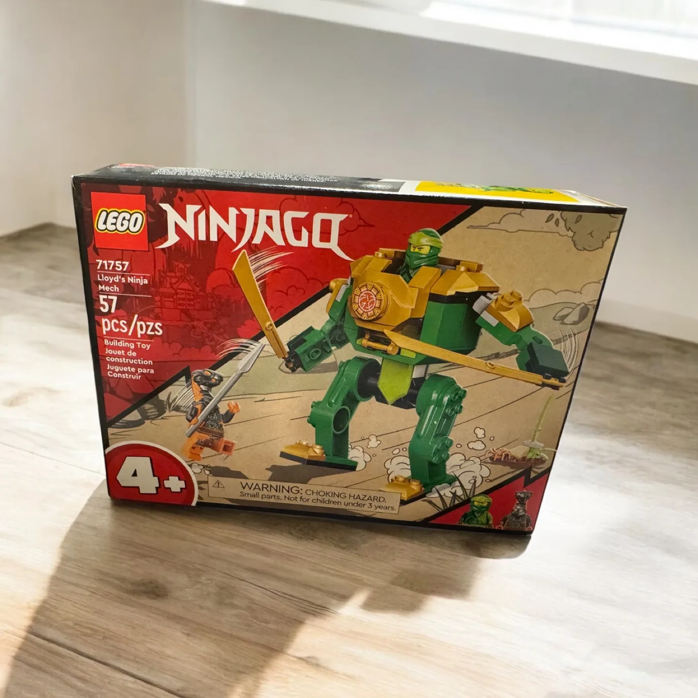 LEGO NINJAGO Lloyd's Ninja Mech 71757 Building Kit thumbnail