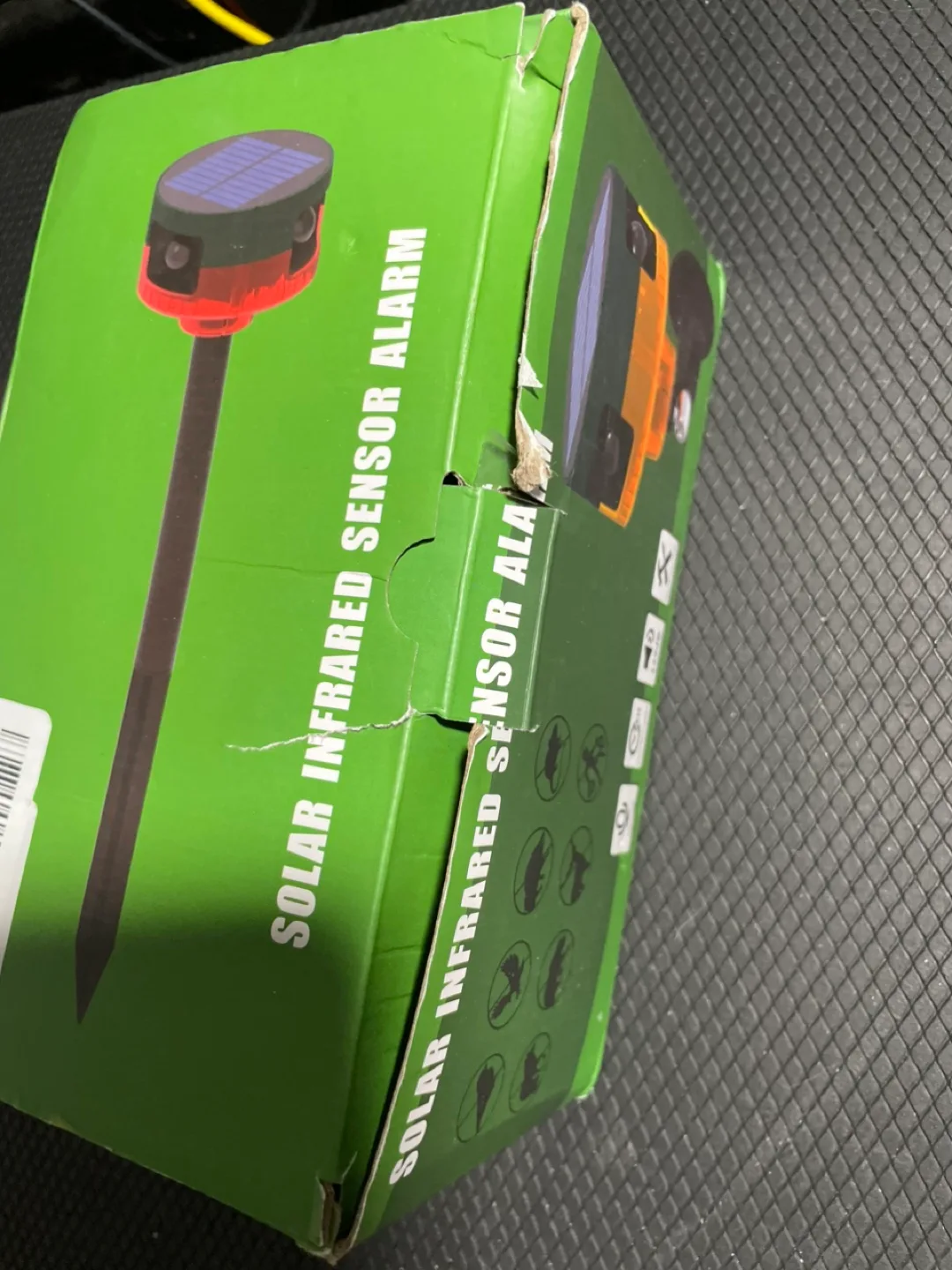 💚💚💚Solar Infrared Sensor Alarm - Motion Detector image indicator(2)