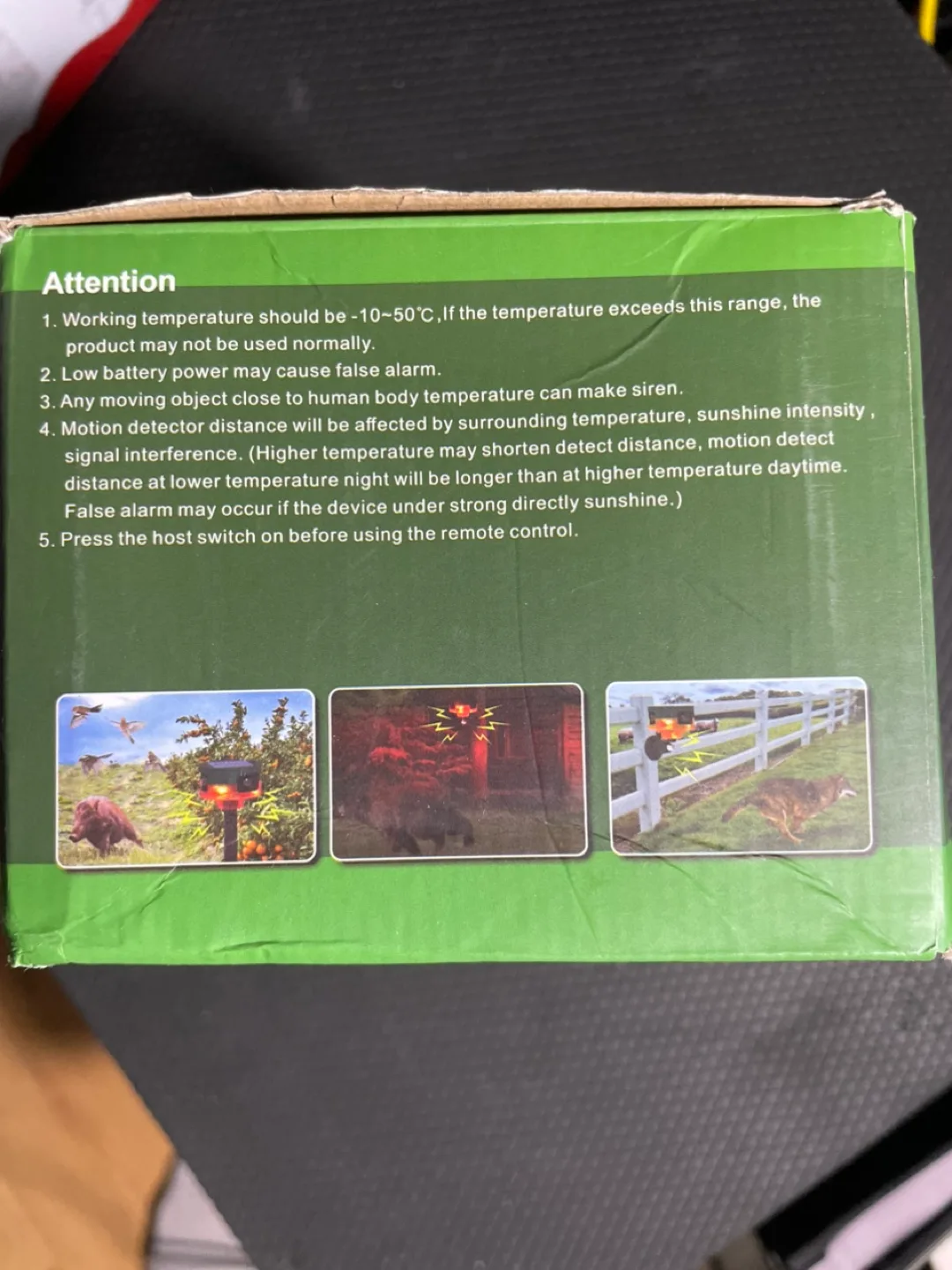 💚💚💚Solar Infrared Sensor Alarm - Motion Detector image indicator(3)