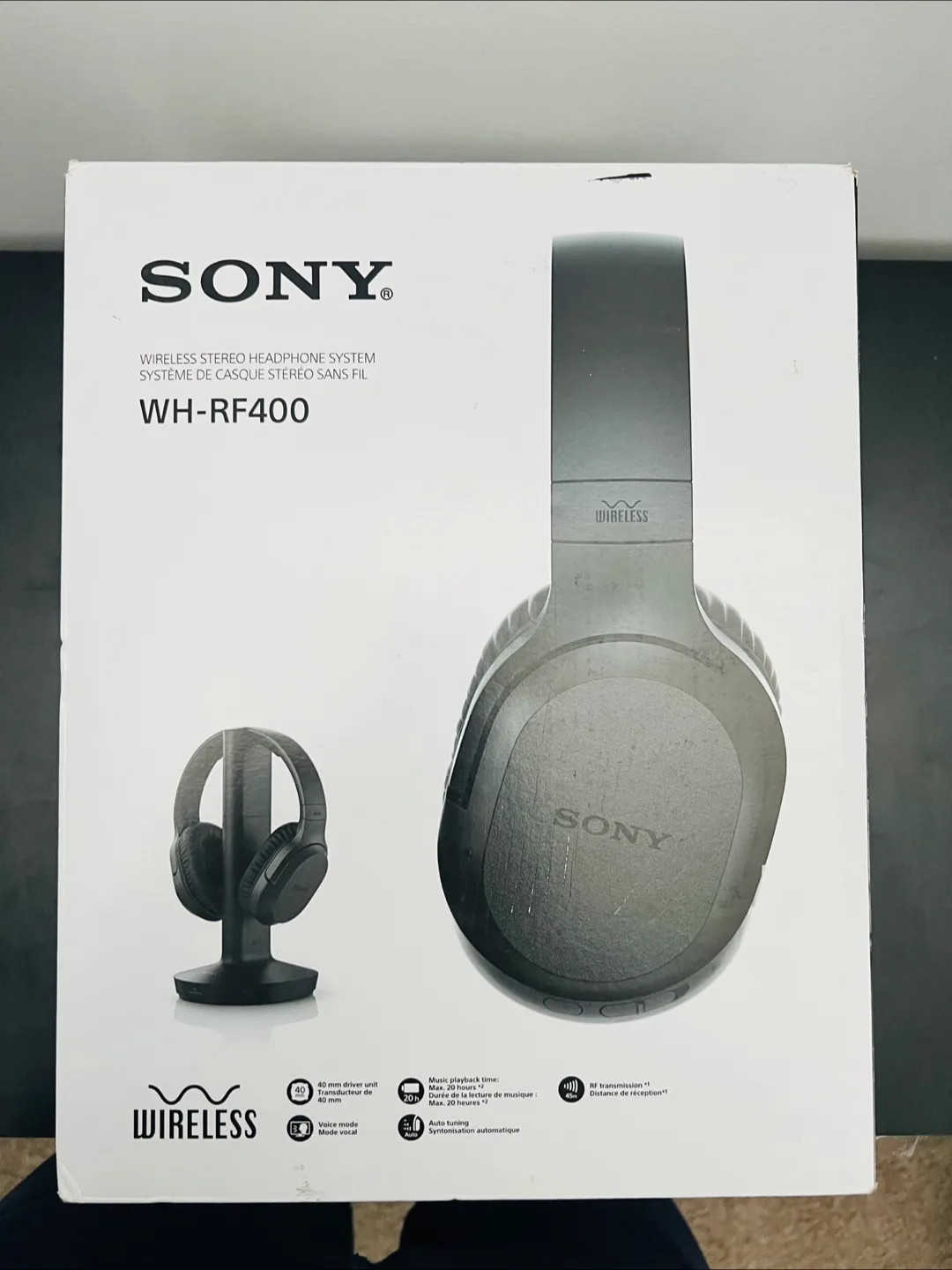 Sony WH-RF400 Wireless Home Theater Headphones thumbnail