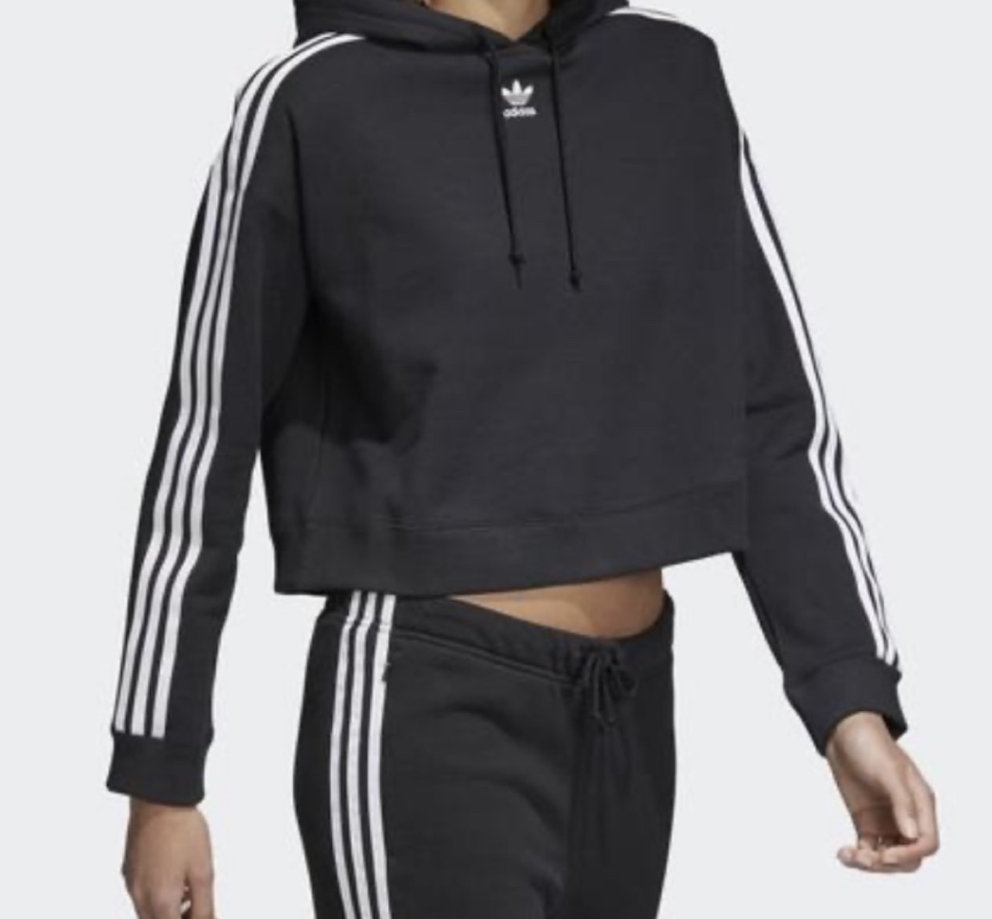 Adidas Women's Cropped Hoodie - photo 3