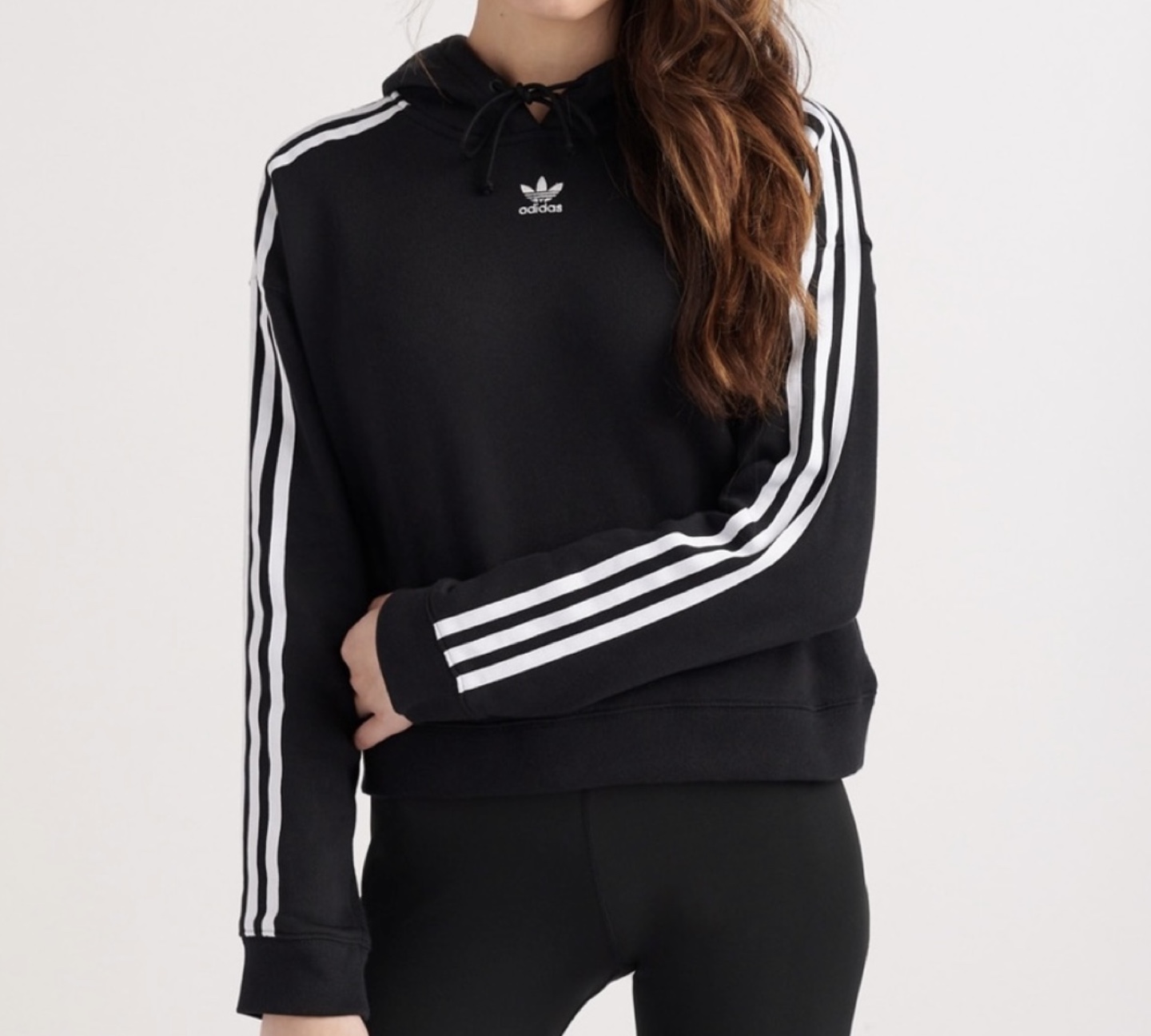 Adidas Women's Cropped Hoodie - photo 2