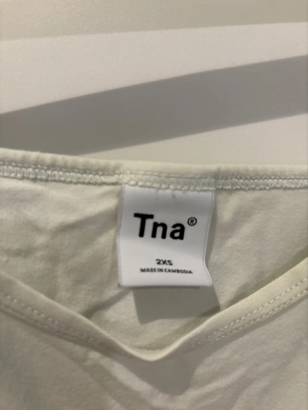 TNA Crop Tank Top - Size 2XS - Light Green thumbnail