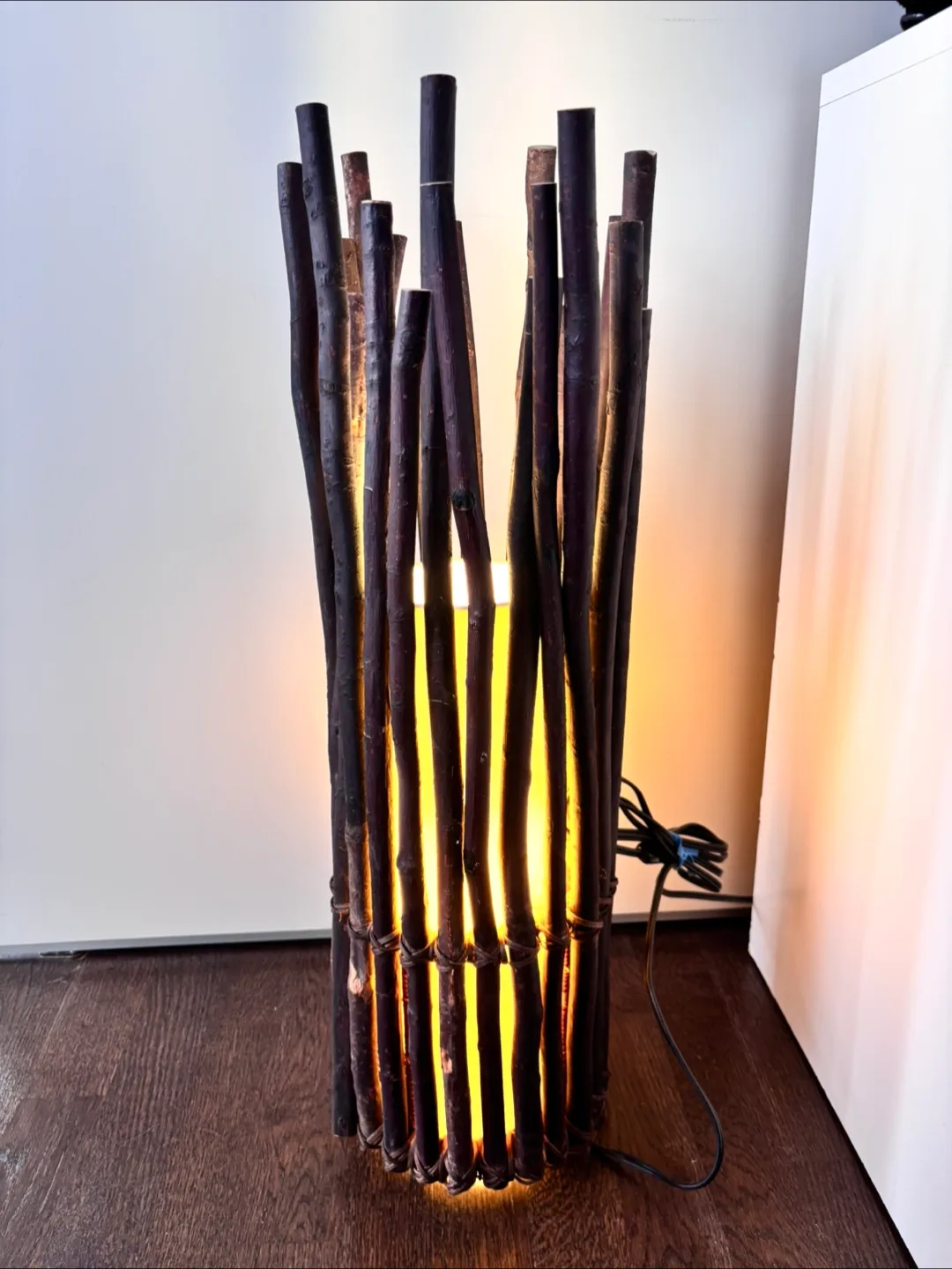 Unique Wooden Branch Floor Lamp thumbnail