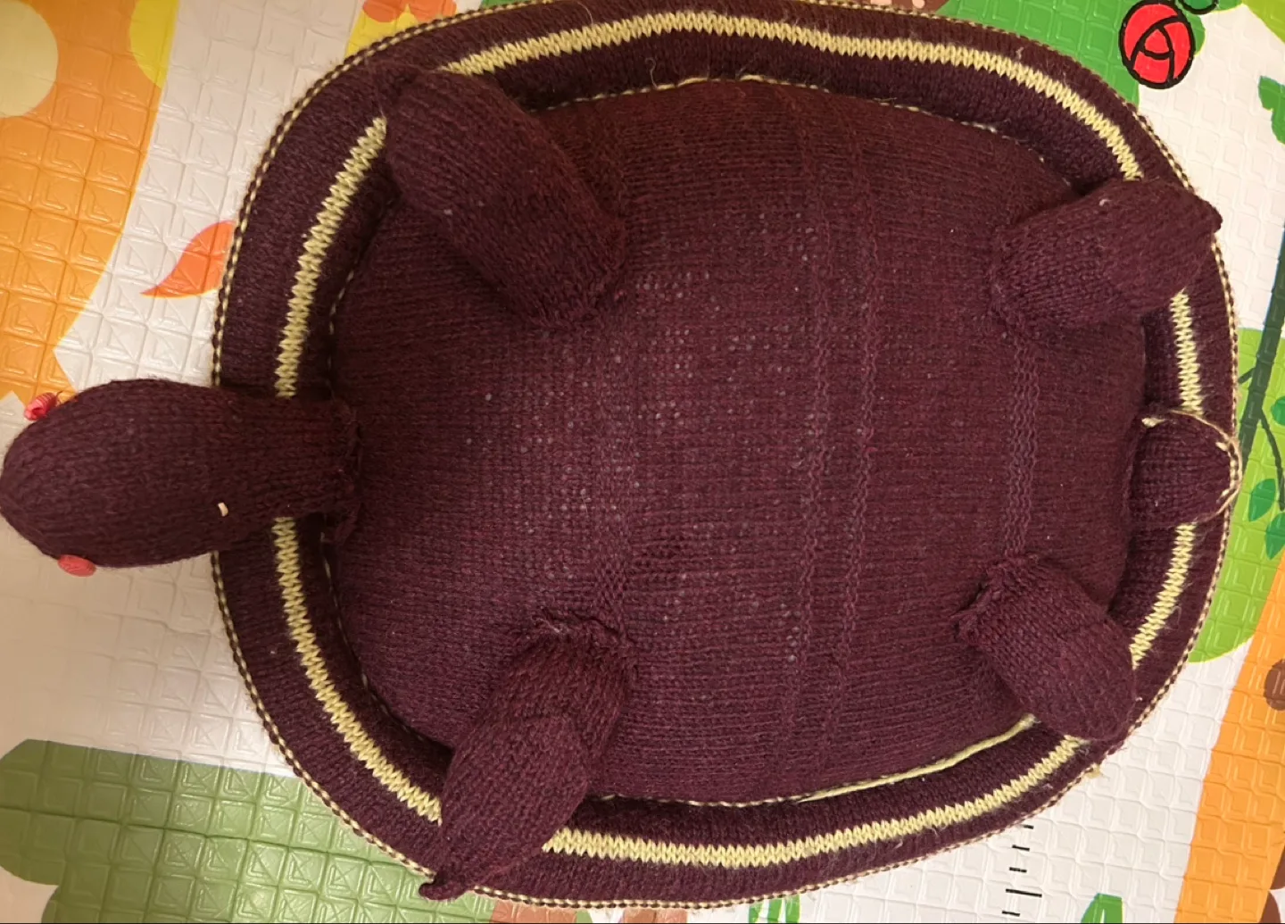 Hand-Knit Turtle Shaped Cushion image indicator(2)