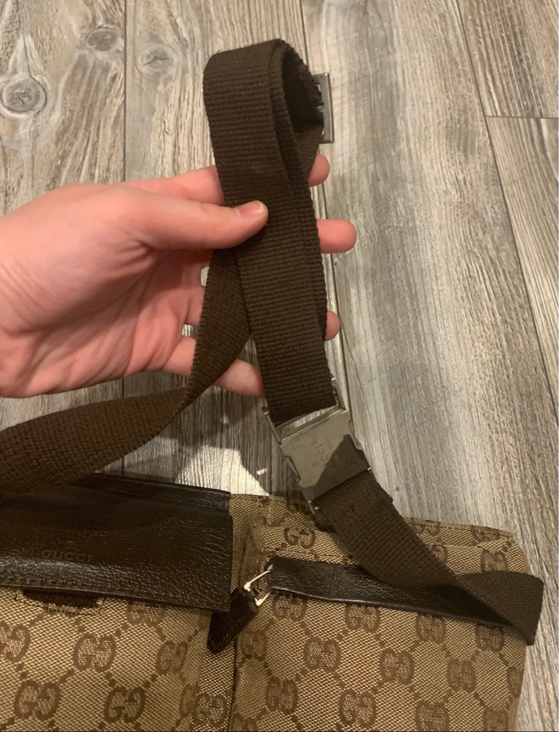 Gucci GG Supreme Canvas Belt Bag image indicator(7)