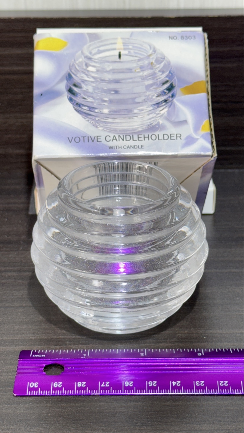Votive Candleholder with Candle - photo 3