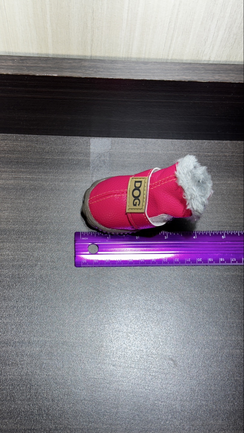 Small Dog Boots, Pink, Size XS, 4 Pack - photo 5