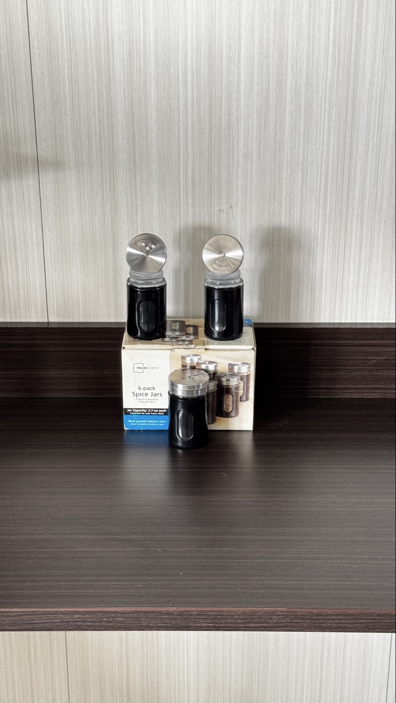 Mainstays 6-Pack Spice Jars - New in Box - photo 4