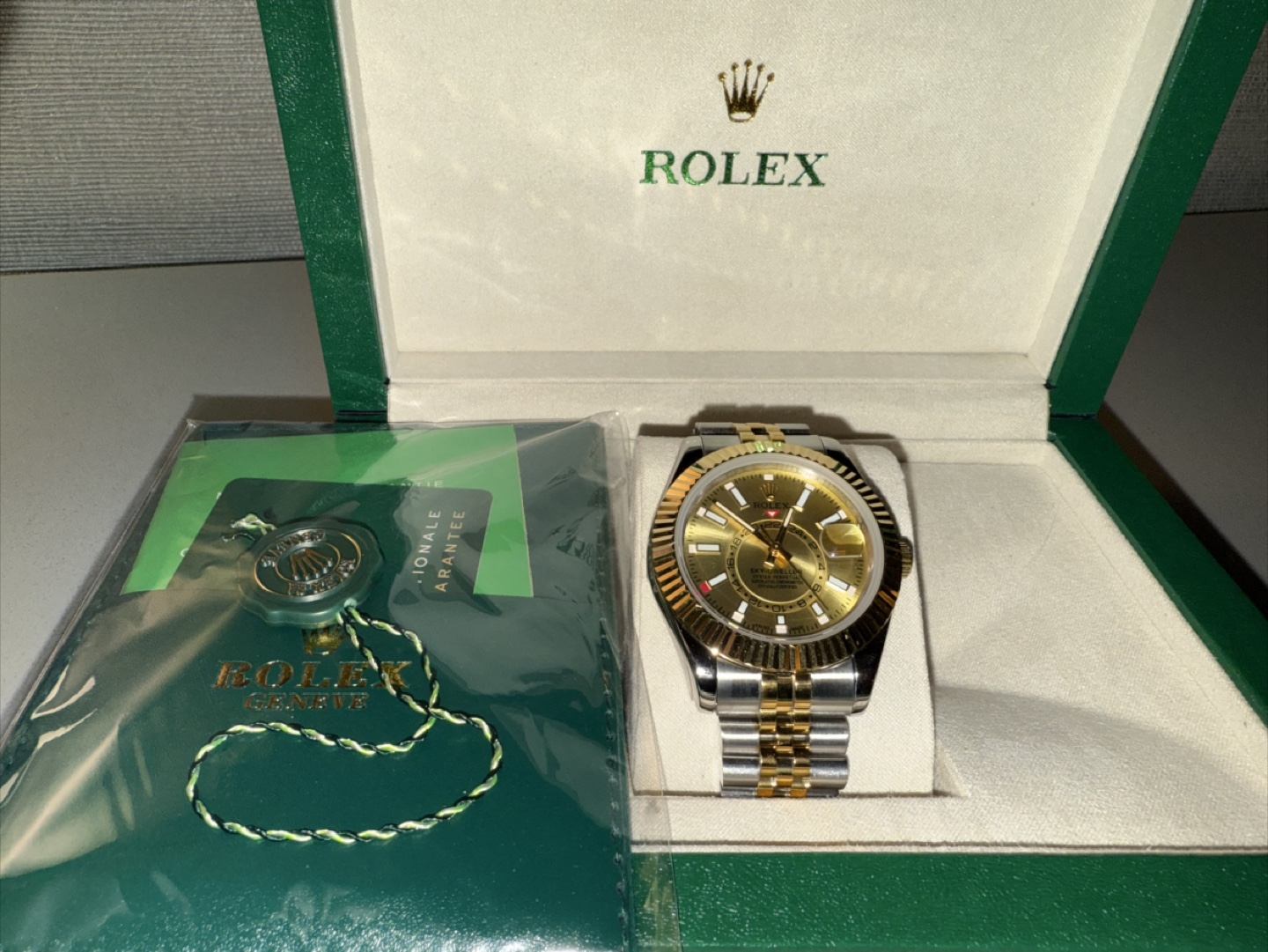 Rolex Rollie Sky-Dweller Two-Tone Watch