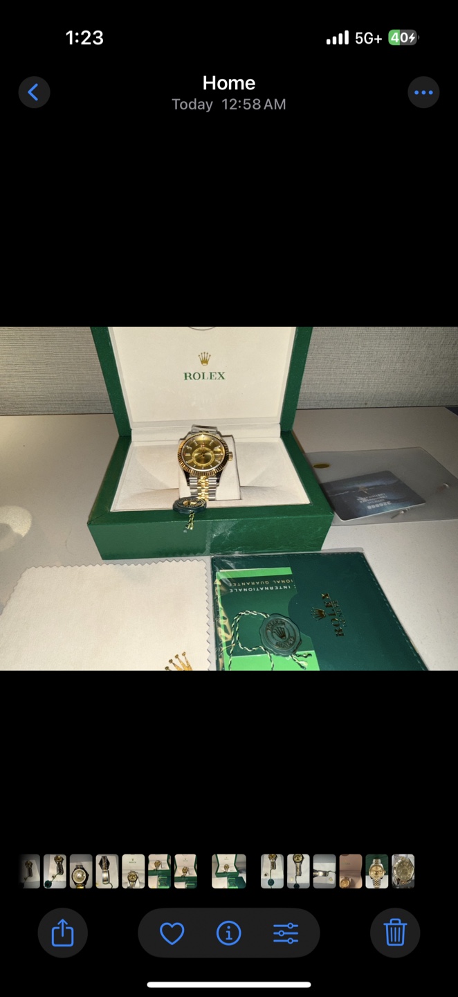 Rolex Rollie Sky-Dweller Two-Tone Watch - photo 3