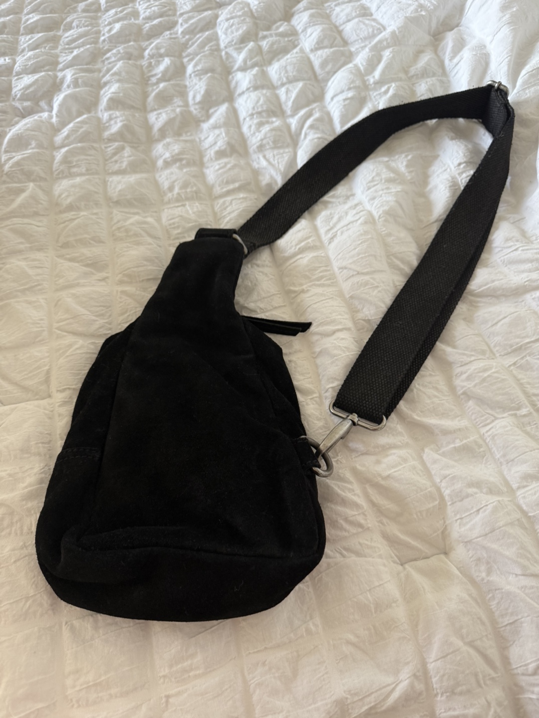 Free people Black Suede Sling Bag - photo 2
