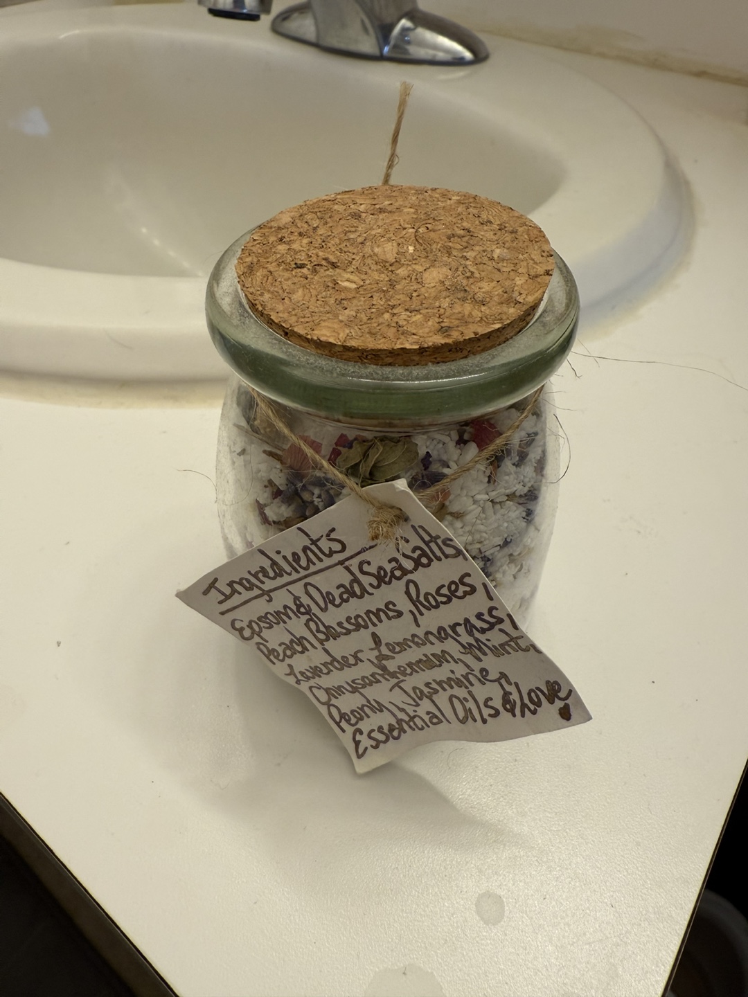 MHJ Floral Bath Soak - Epsom Salt, Dried Flowers, Essential Oils - photo 2
