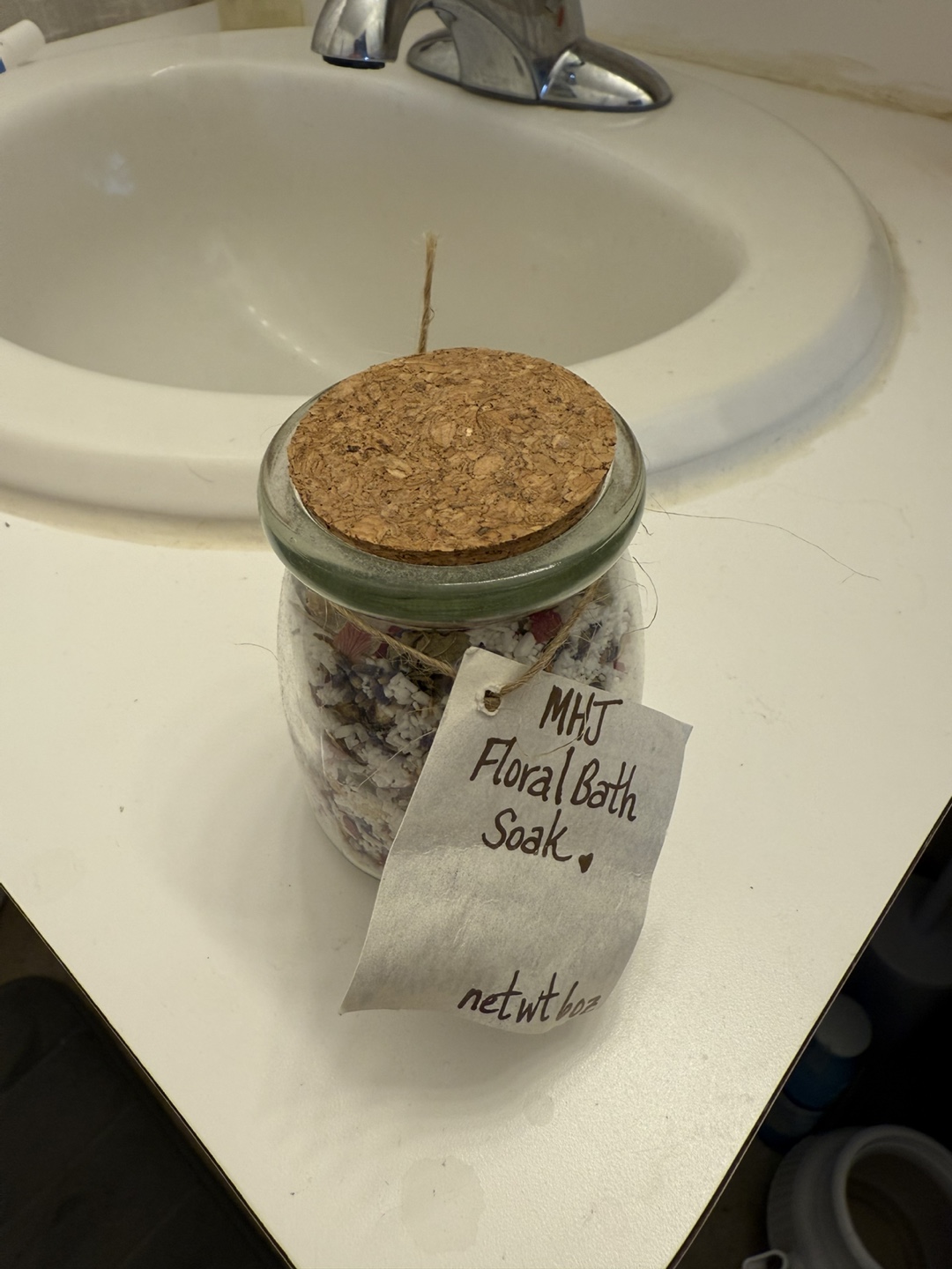 MHJ Floral Bath Soak - Epsom Salt, Dried Flowers, Essential Oils