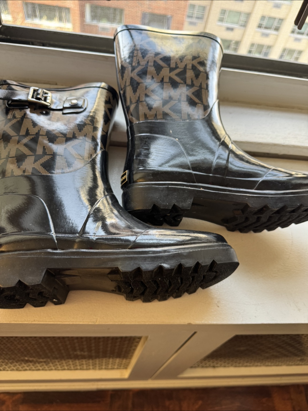 Michael Kors Black Rain Boots