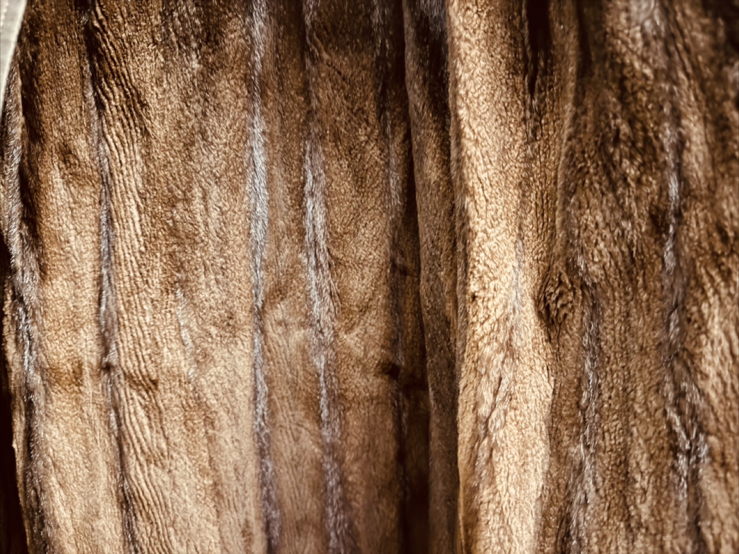 Vintage Brown Fur lined raincoat  Coat - photo 3