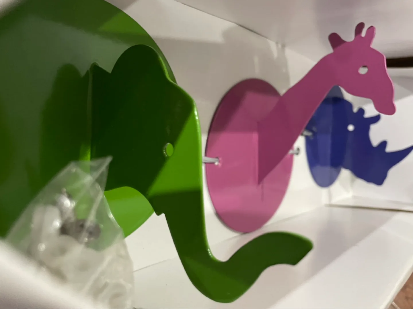 YourZone Animal Wall Hooks - Set of Three image indicator(4)