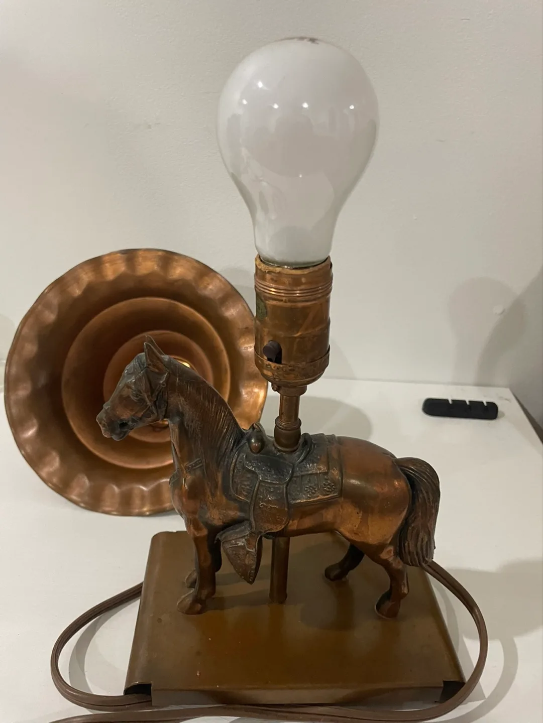 Vintage Horse Table Lamp image indicator(6)