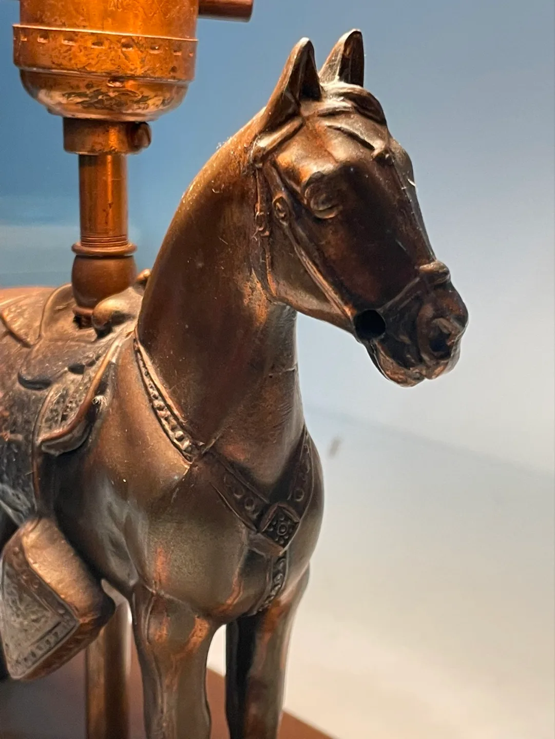 Vintage Horse Table Lamp image indicator(8)