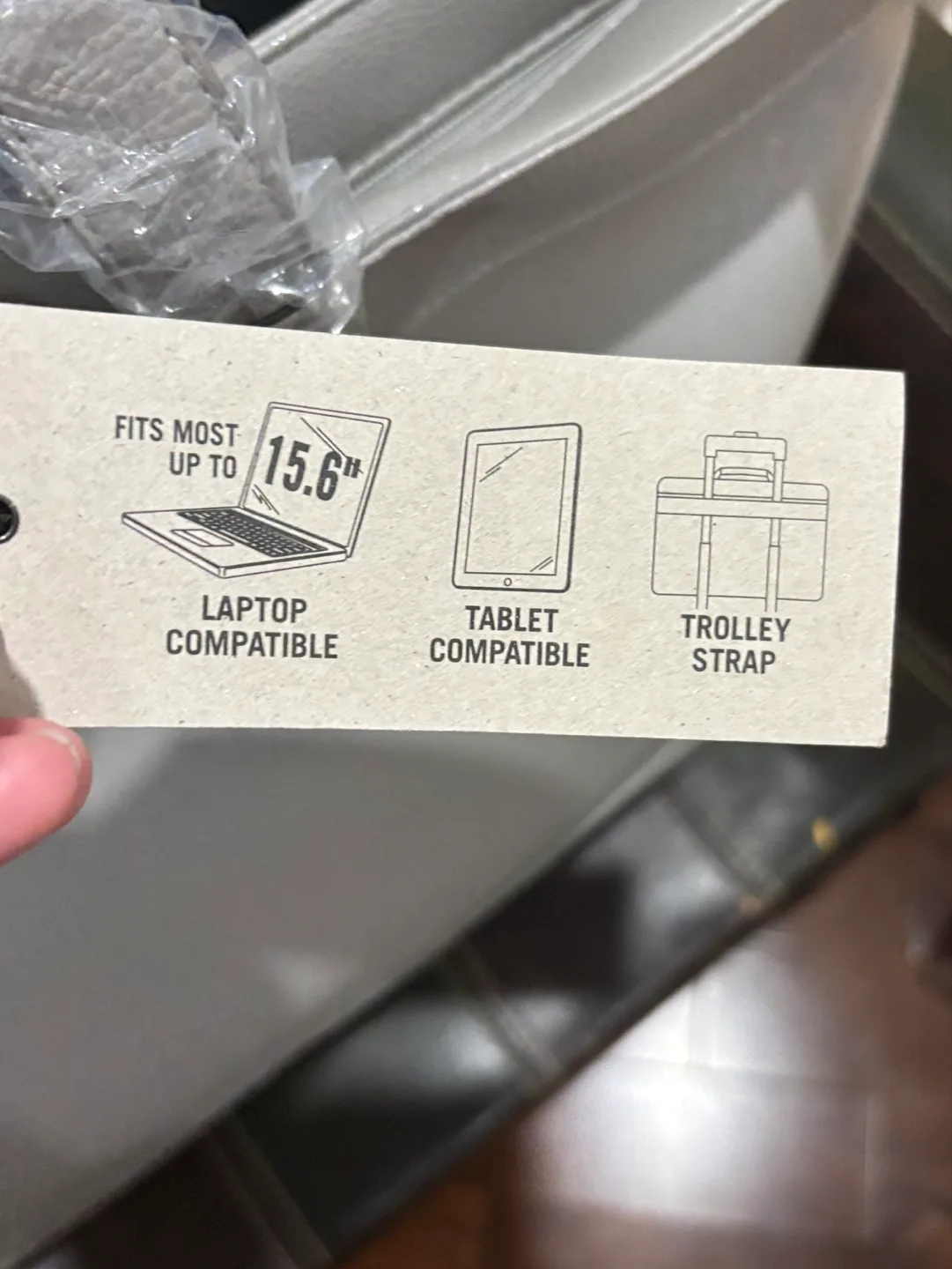 Kenneth Cole  Reaction Grey Tote Bag image indicator(4)