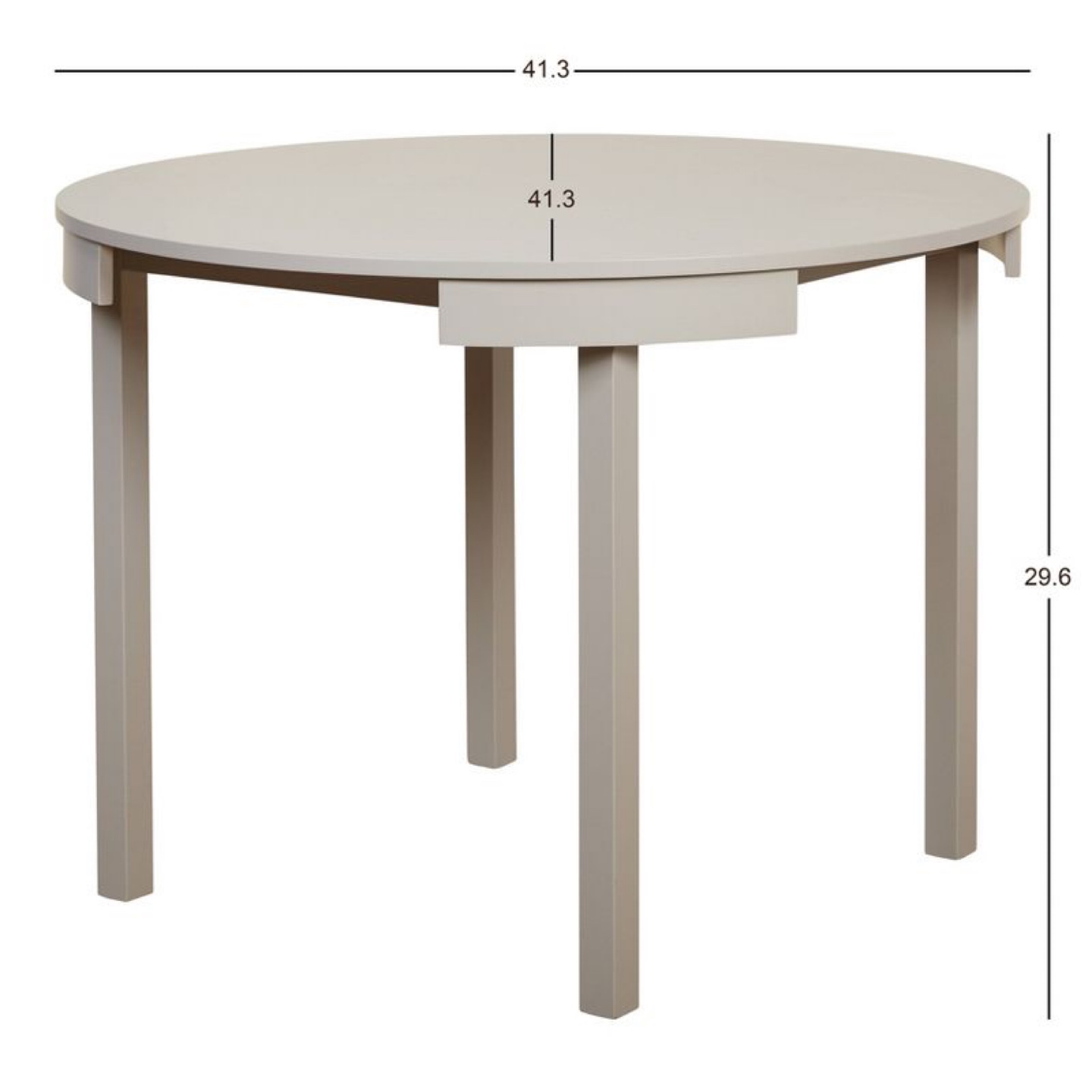 New 5 Piece Round Grey Space Saver Dining or Kitchen Set - photo 4