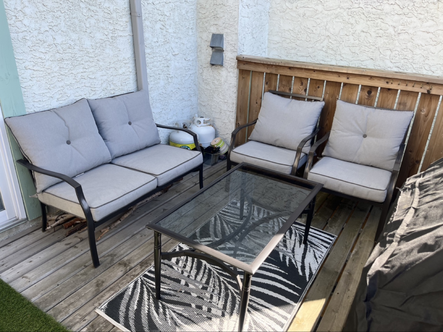3-Piece Outdoor Patio Conversation Set - photo 5
