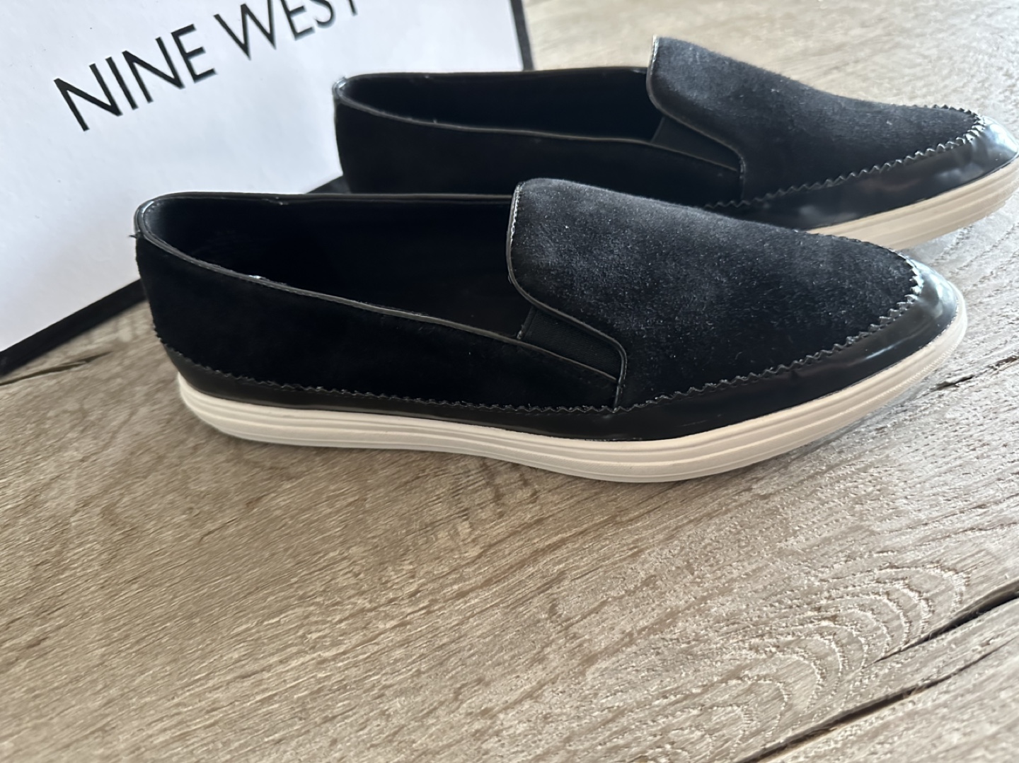 Nine West Black Suede Slip-on Sneakers - photo 4