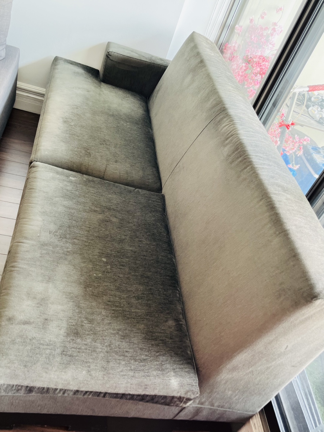 Green Velvet Sofa - photo 2