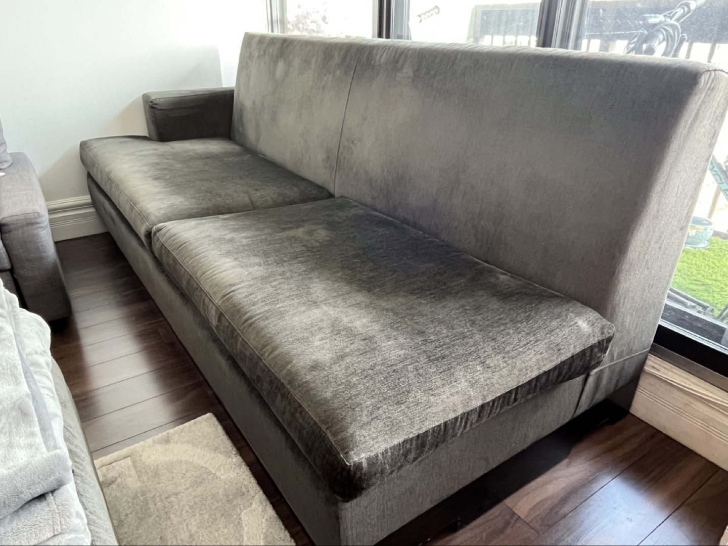 Green Velvet Sofa