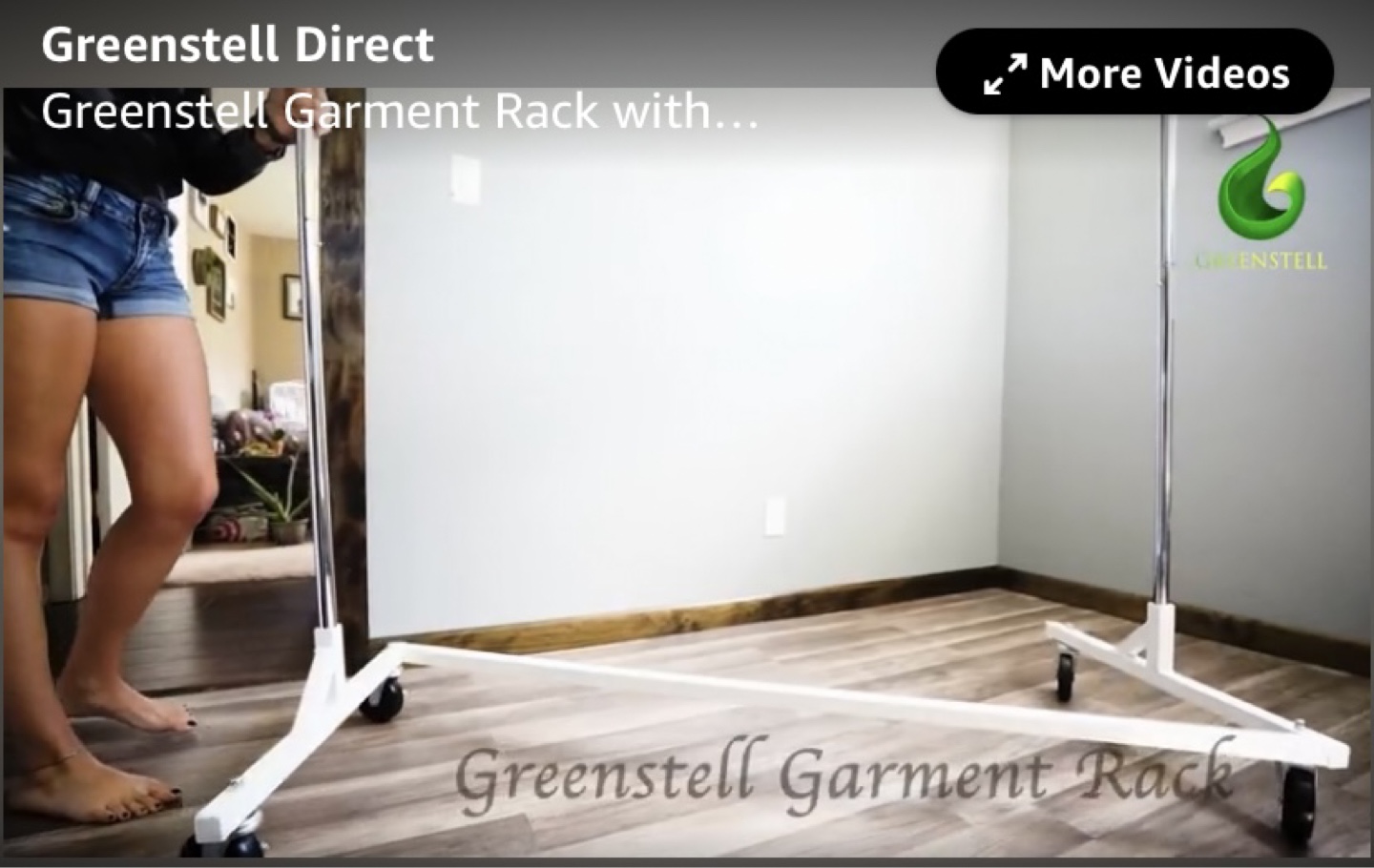 Greenstein Garment Rack with Wheels - photo 2