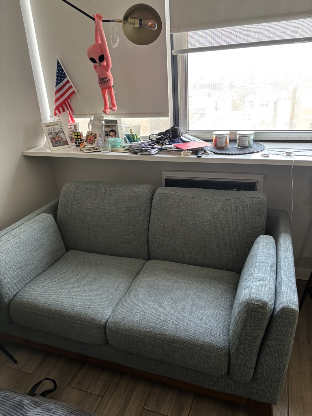 Light Blue Loveseat - photo 3