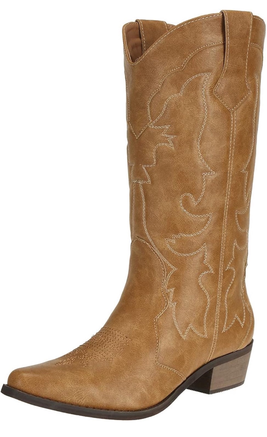 NEW! SheSole Ladies Wide Calf Western Cowgirl Boots - photo 3