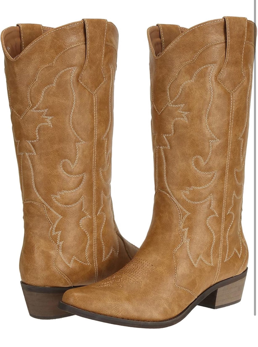 NEW! SheSole Ladies Wide Calf Western Cowgirl Boots