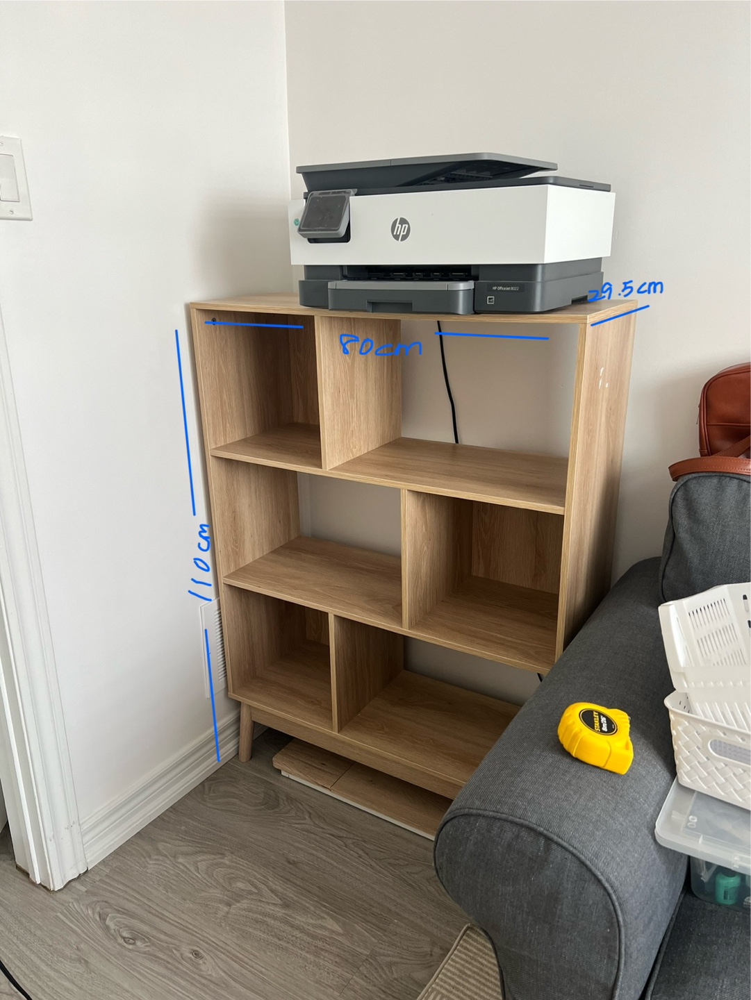 Light Oak Wood Bookcase/Shelving Unit - photo 4