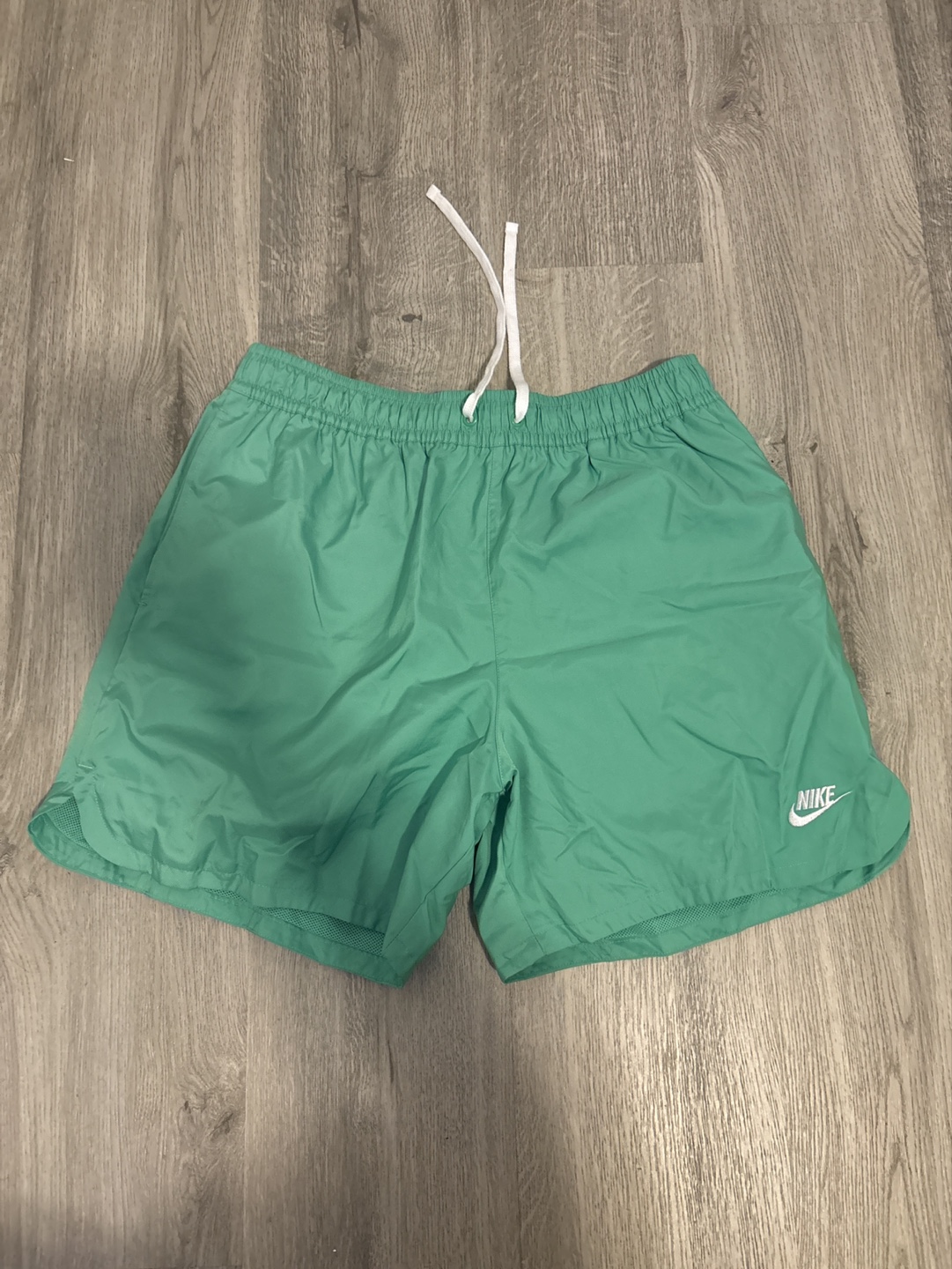 L Nike Swim Shorts -  Men's Size Medium - Seafoam Green
