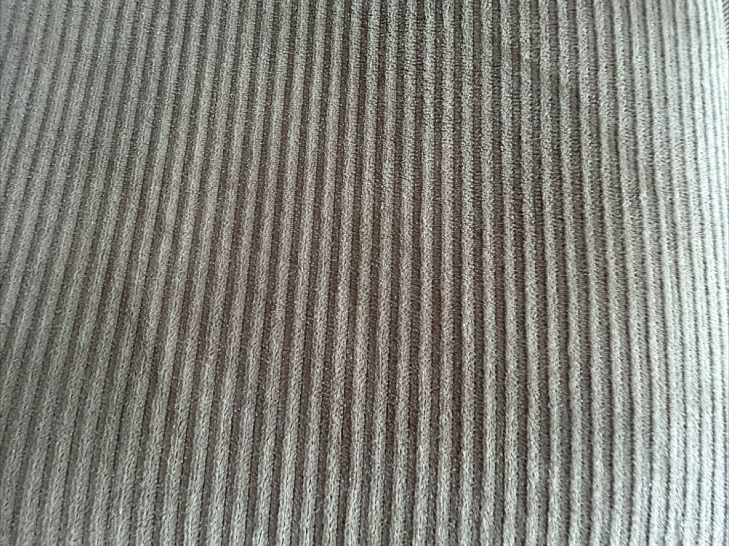 Large Brown Corduroy Sectional Sofa - photo 5