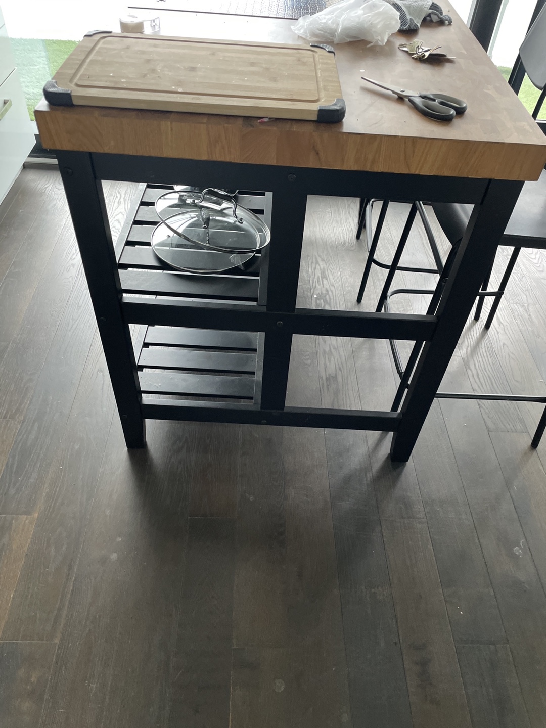 Kitchen Island with Two Stools - photo 2